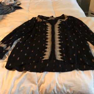 Bohemian shirt with buttons